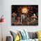 Mushroom Skull Diamond Painting Kits for Adults,5D DIY Skeleton Full Drill Flower Plant Diamond Art Kits for Gift, Hippie Nature Sun Diamond Dots for Home Wall Decor